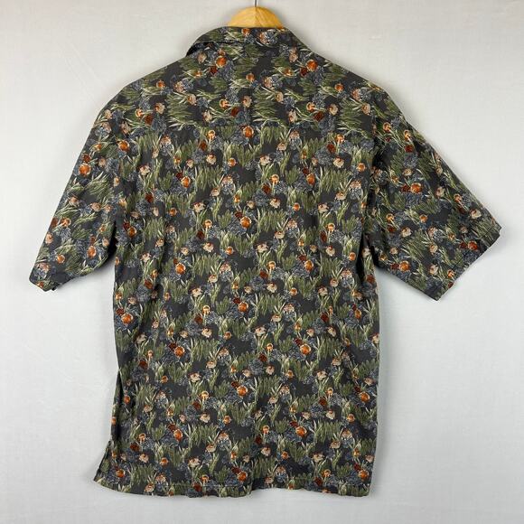 Tori Richard Honolulu Hawaiian Shirt Tropical Fish Made in USA Men's Size M - Picture 6 of 9